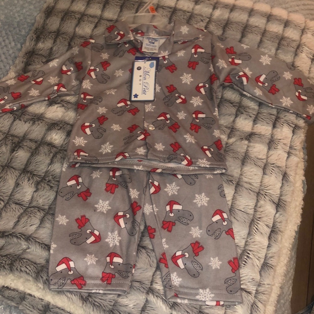 Mon Petit Boy Christmas pajamas.